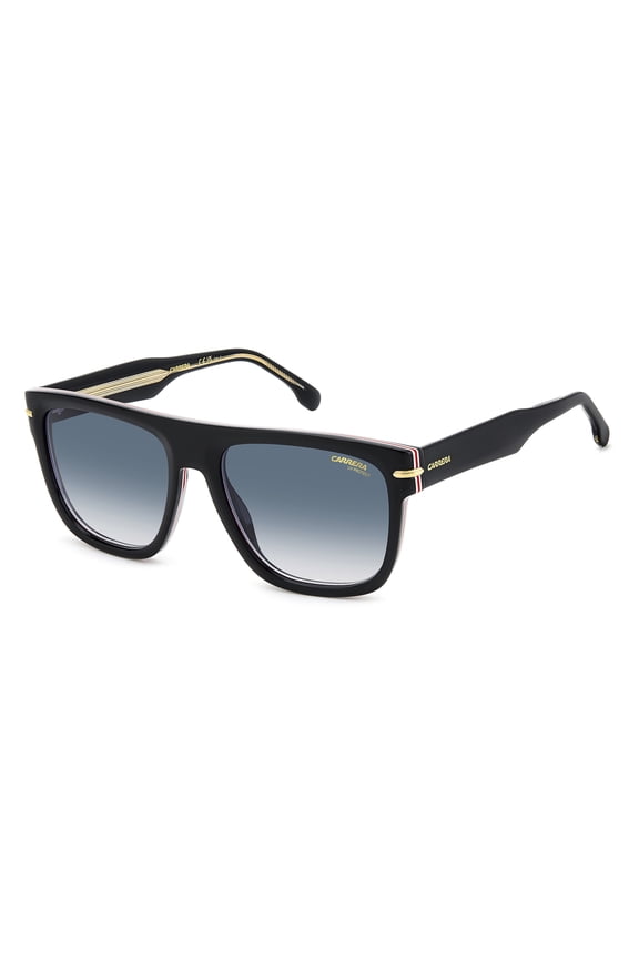 - CARRERA 340/S, Squared acetate men BLACK GOLD/DARK BLUE SHADED