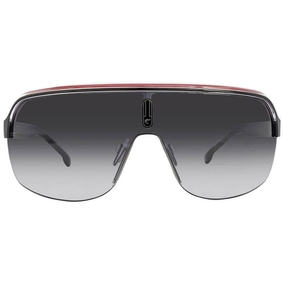 Carrera Dark Grey Shaded Shield Sunglasses TOPCAR 1/N 0T4O 99,Unisex,Optical