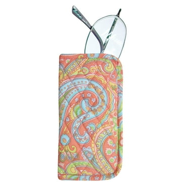 7.25" Carrera 100% Cotton Quilted Eyeglass Case