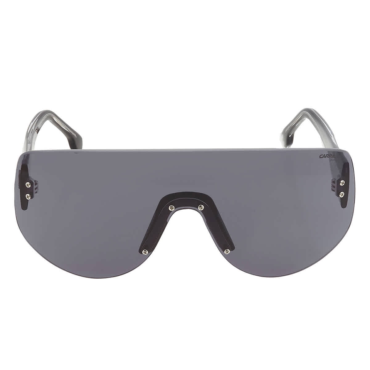 Carrera Grey Mirrorshade Silver Shield Unisex Sunglasses FLAGLAB