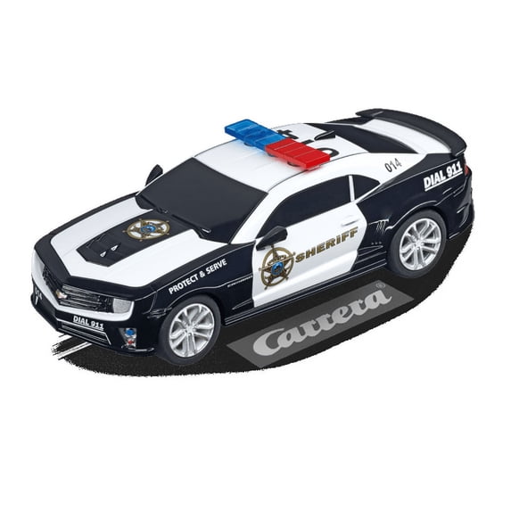 Carrera GO!!! 64031 1:43 Scale Analog Slot Car Racing Vehicle - Chevrolet Camaro ZL1 Sheriff