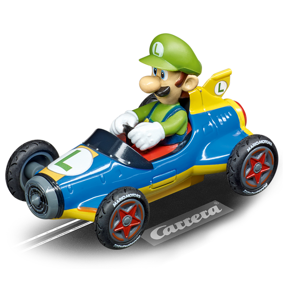 Carrera GO!!! 64149 1:43 Scale Analog Slot Car Racing Vehicle - Mario Kart Mach 8 Luigi