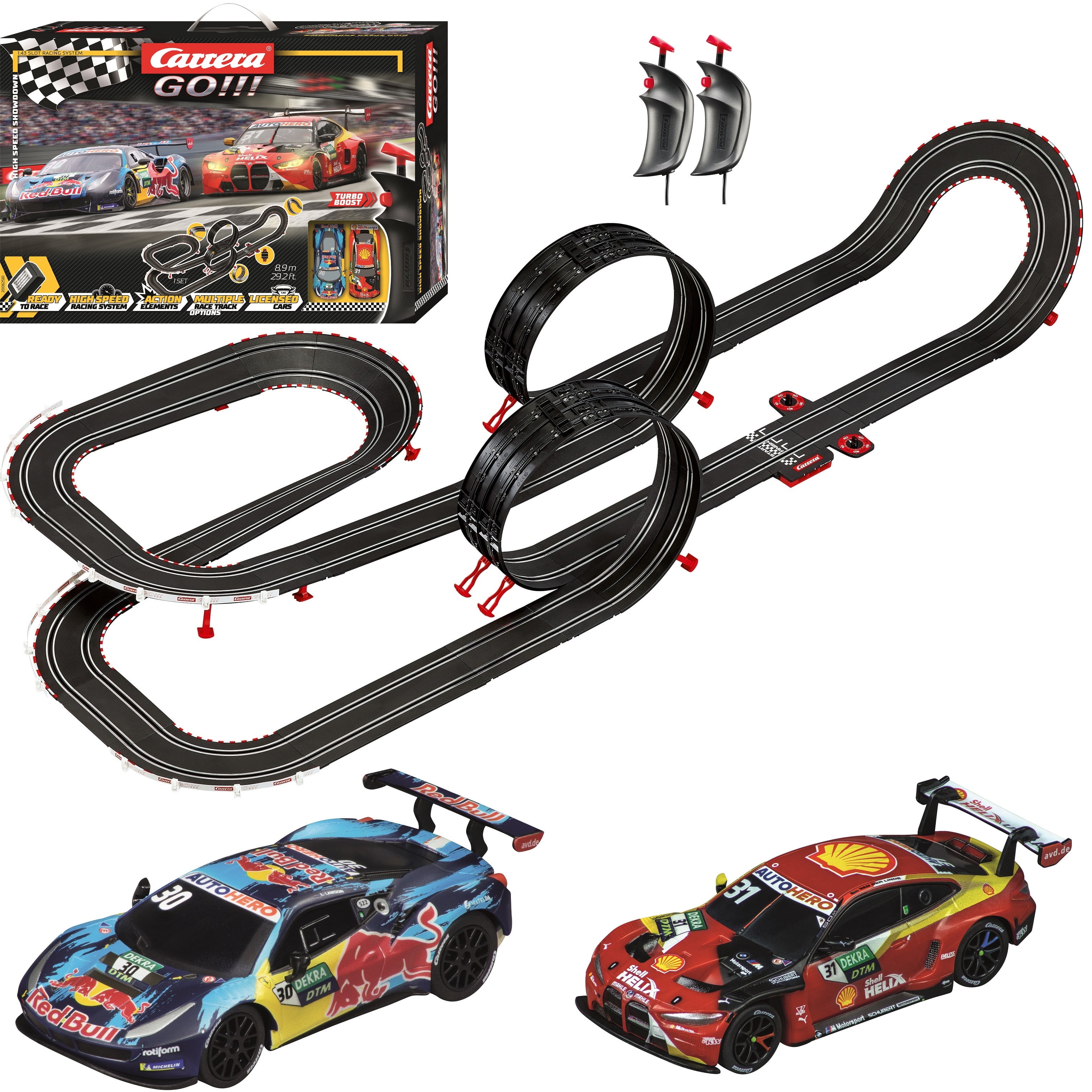 Carrera GO!!! High Speed Showdown Slot Car Racing Set 29.2-ft