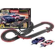 Carrera GO Street Legends Electric Slot Car Race Track Set 143 Scale with Ford Mustang and Chevrolet Camaro 16.08 Foot Track