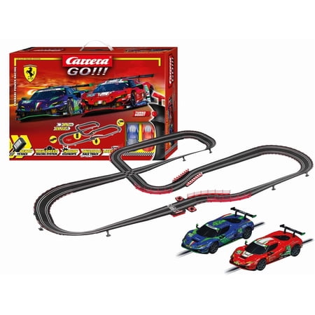 Carrera GO!!! Ferrari Racing Power Slot Car Racing Set 28.22-ft Long Toy Racetrack