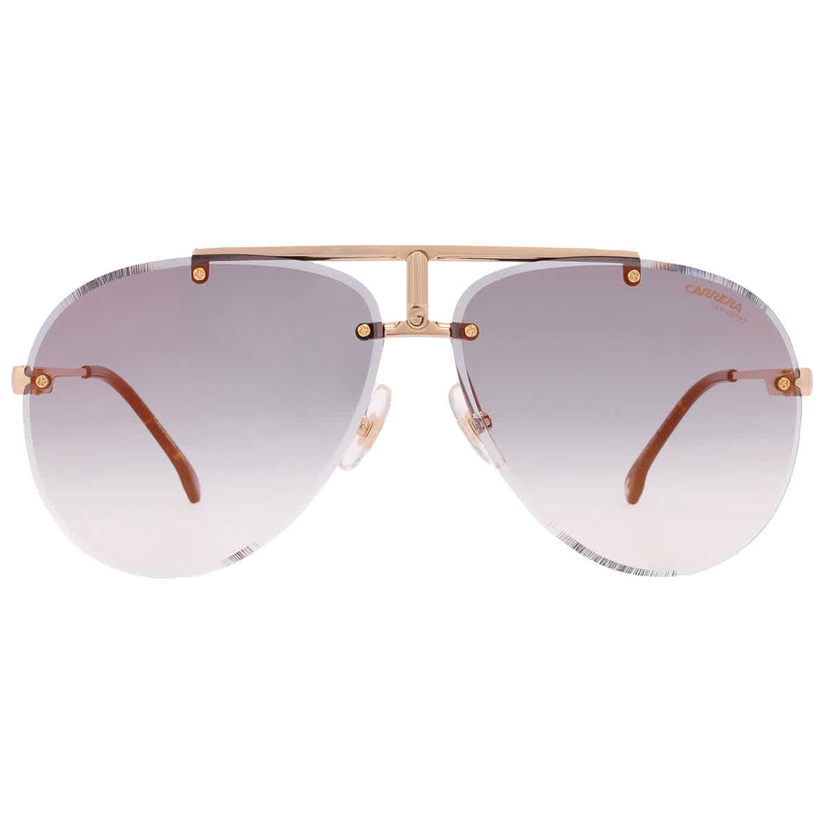 Carrera Grey Gold Oversized Unisex Sunglasses CARRERA 1032 S 006J