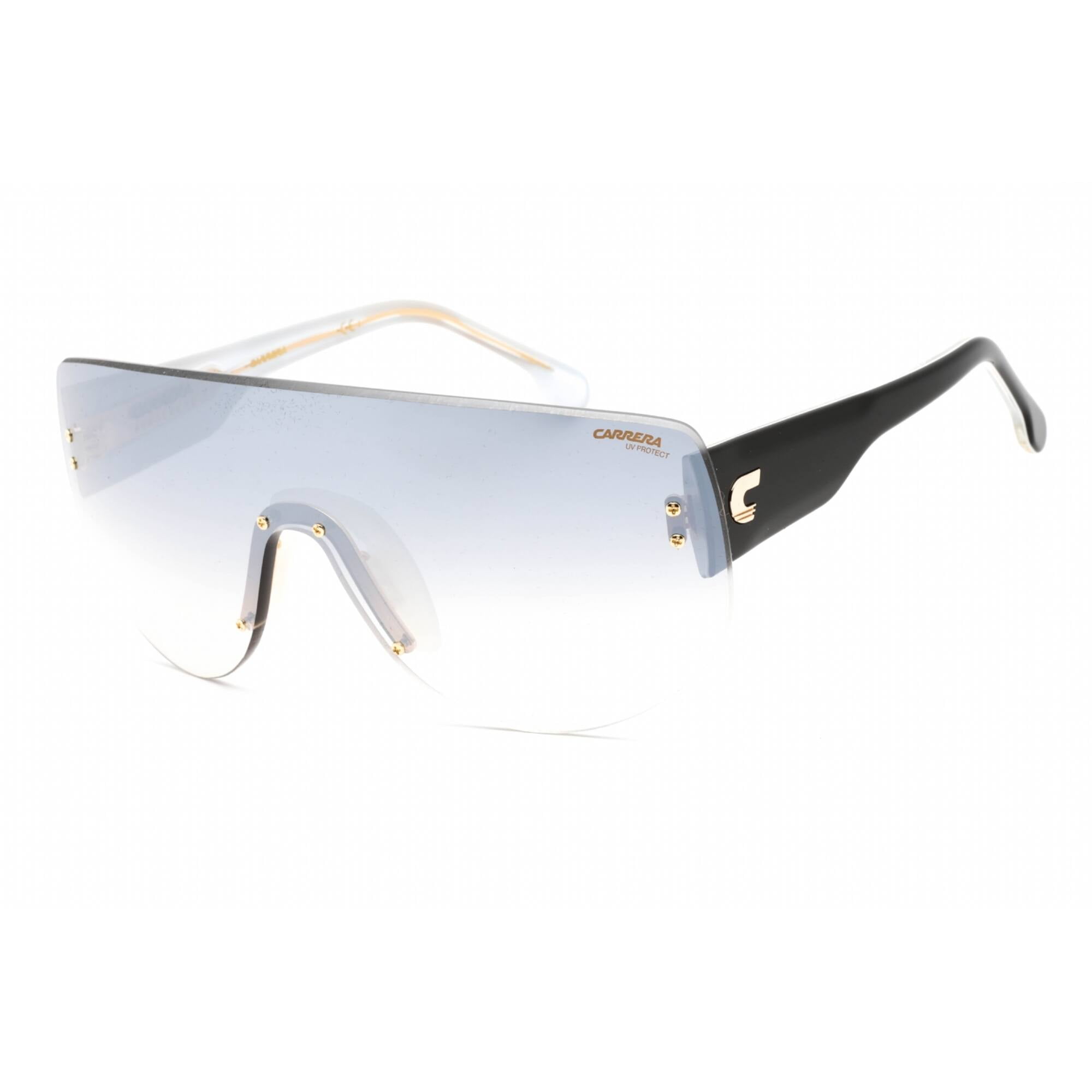 Carrera Grey Mirrorshade Silver Shield Unisex Sunglasses FLAGLAB 12 079D/IC 99 Carrera Grey Mirrorshade Silver Shield Unisex Sunglasses FLAGLAB 12 079D/IC 99