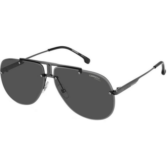 Carrera Grey Pilot Unisex Sunglasses CARRERA 1052/S 0V81/IR 65