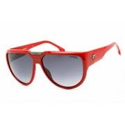 CARRERA Grey Shaded Browline Unisex Sunglasses FLAGLAB 13 0C9A/9O 62