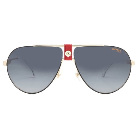 Carrera CA 1033/S Metal Unisex Aviator Fashion Sunglasses Gold/Red 63mm Adult