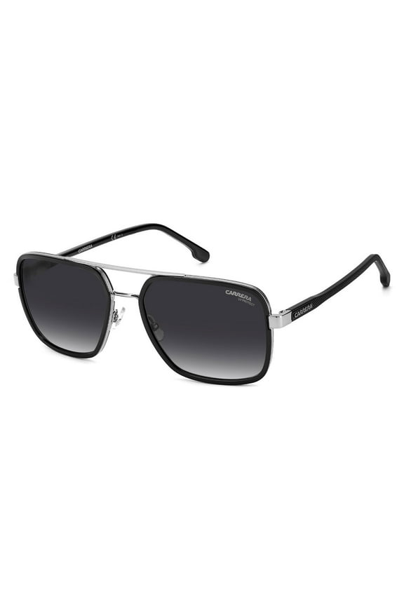 CA 256/S Metal Unisex Rectangle Sunglasses Ruthenium Black 58mm Adult