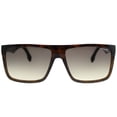 thumbnail image 1 of Carrera 5039/S Plastic Unisex Rectangle Sunglasses Havana Matte Black 58mm Adult, 1 of 11
