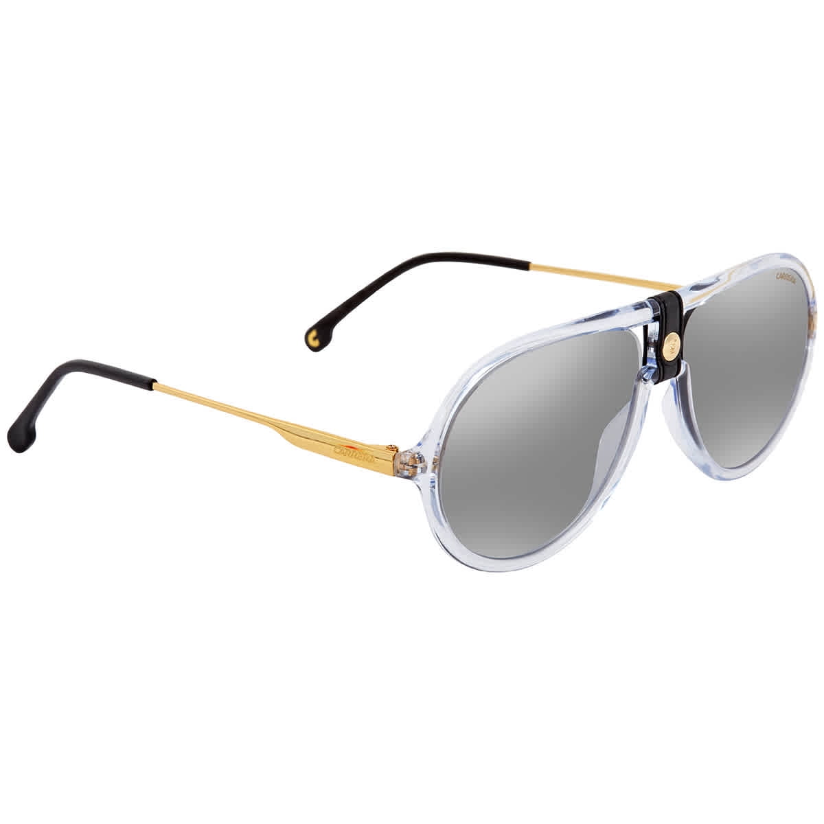Carrera‎ 1020/S Crystal Silver Mirror Lens Sunglasses Carrera Silver Mirror Pilot Men main image 3