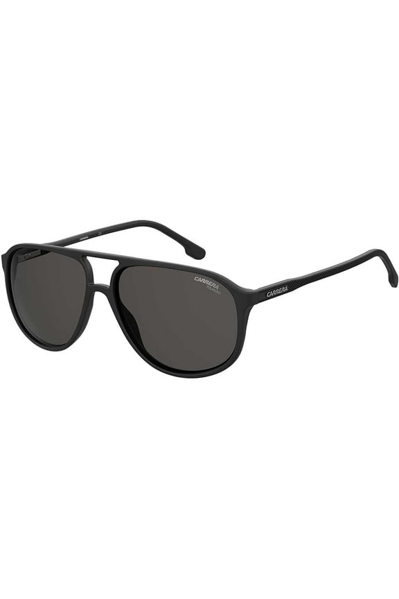 Polarized Adult Male Matte Black Pilot Sunglasses - CA257S 0003 M9
