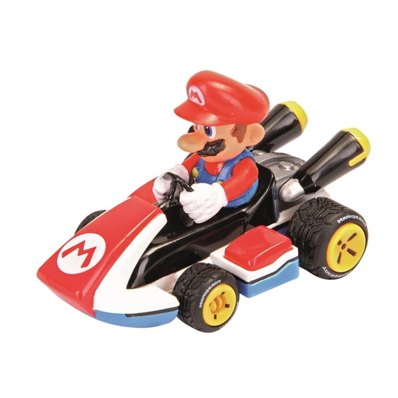 Carrera Pull & Speed Mario Kart Mario Toy Car with High Speed Pull-Back Action