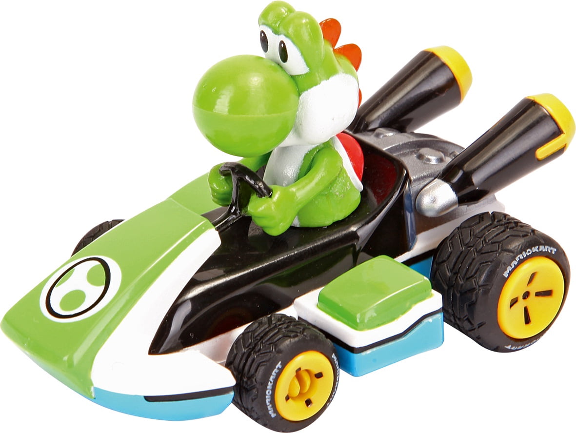 Carrera Mario Kart Pull & Speed Yoshi Toy Car Mini Play Vehicle