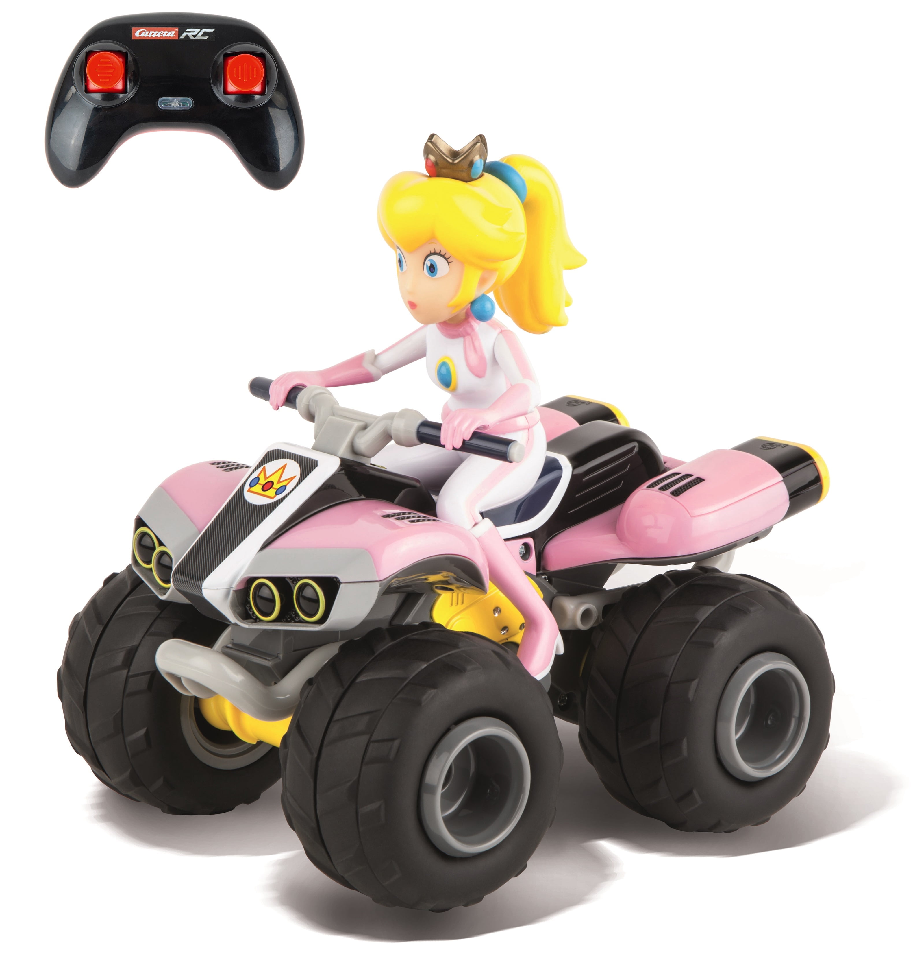 Carrera RC Nintendo Mario Kart Remote Control Car, Peach Quad