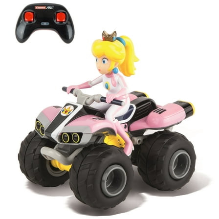 Carrera RC Nintendo Mario Kart Remote Control Car, Peach Quad