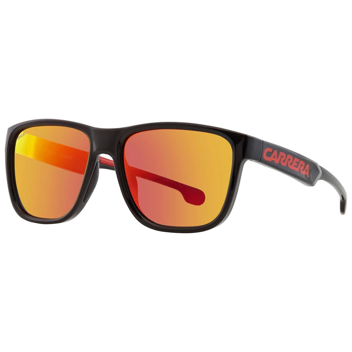 Carrera Red Mirror Square Men's Sunglasses CARRERA DUCATI 003/S 00A4/UZ 57