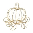 thumbnail image 1 of Carriage Centerpieces for Tables, Princess Pumpkin Carriage Candy Holder, Iron Tabletop Centerpiece Decoration, Candy Cart Container for Halloween, Wedding, Birthday Party Favors, 1 of 7
