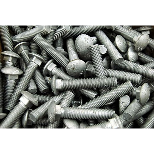 Carriage Head Bolts 5/811 X 31/2" Galvanized A307 HDG