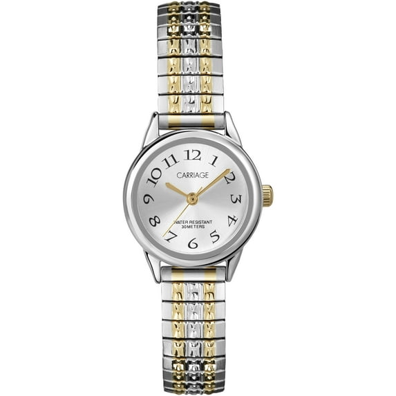 Carriage Women's Cate Watch, Two-Tone Stainless Steel Expansion Band