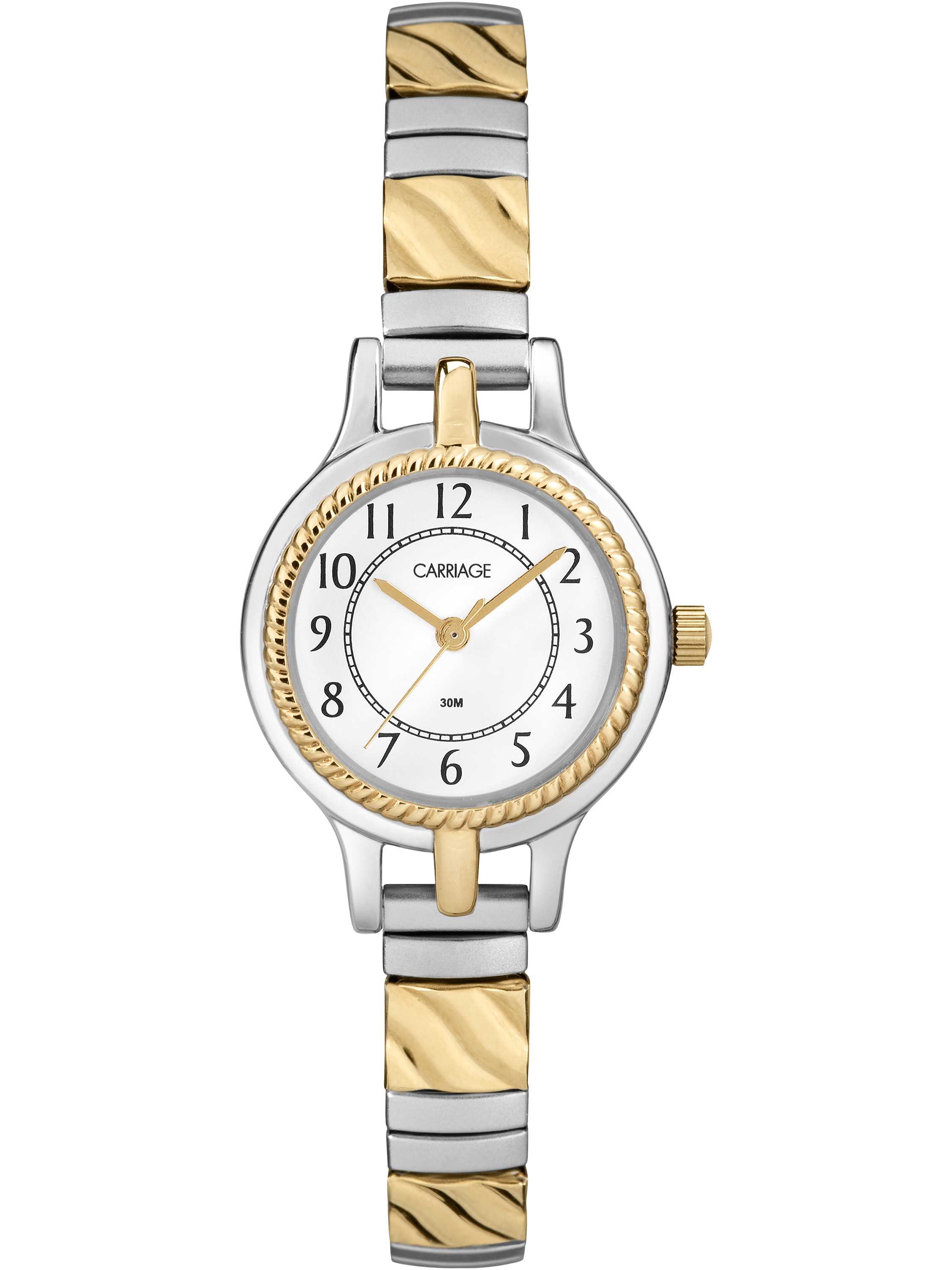 Carriage Women's Demi Watch, Two-Tone Stainless Steel Expansion Band - image 1 of 2