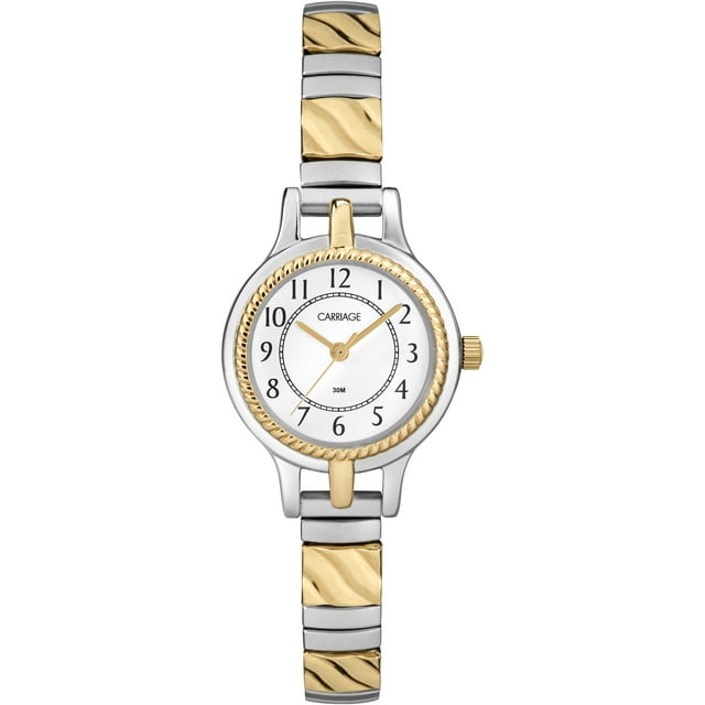Carriage Women's Demi Watch, Two-Tone Stainless Steel Expansion Band