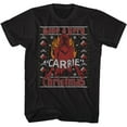 thumbnail image 1 of Carrie A Very Carrie Christmas Black Adult T-Shirt 3Xt, 1 of 2