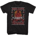 thumbnail image 1 of Carrie A Very Carrie Christmas Black T-Shirt, 1 of 2