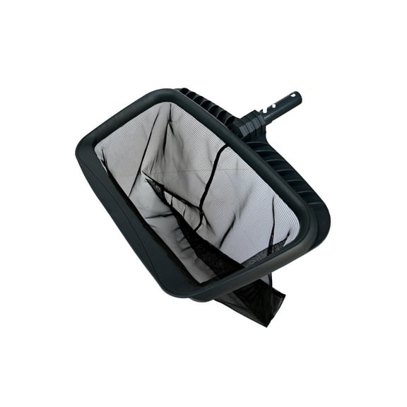 Carrie Box Deluxe XL Swimming Pool Leaf Skimmer Net | 20" x 12" Pool Skimmer | Heavy Duty | Durable Reinforced Frame | EZ Clip Handle | Inground & Above Ground Pool Cleaning | Fine Nylon Mesh Net