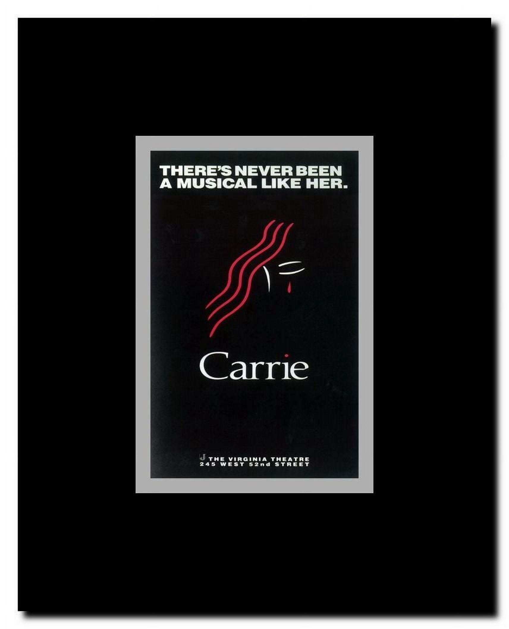 Carrie (Broadway) Framed Movie Poster