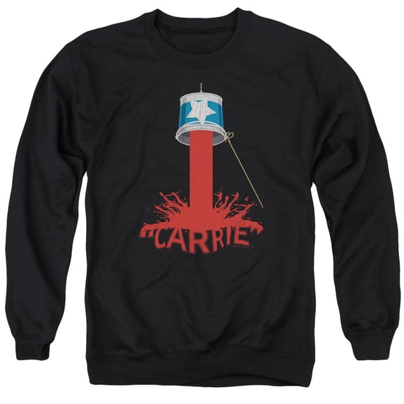 Carrie Bucket Of Blood Adult Crewneck Sweatshirt Black