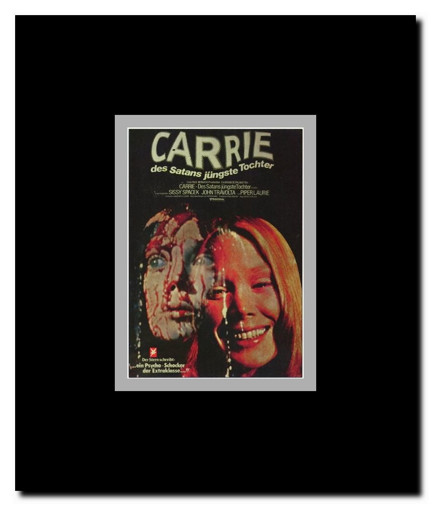 Carrie Framed Movie Poster
