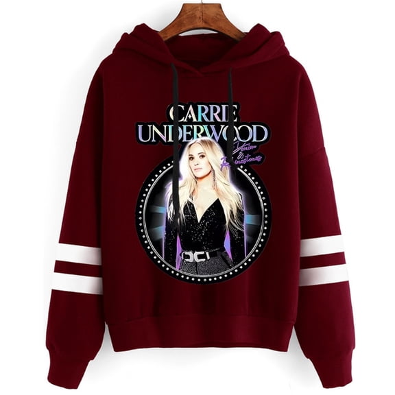 Carrie Underwood Merch Hoodie Unisex Retro Fashion Classic Long Sleeve Sweatshirt Casual Pullovers