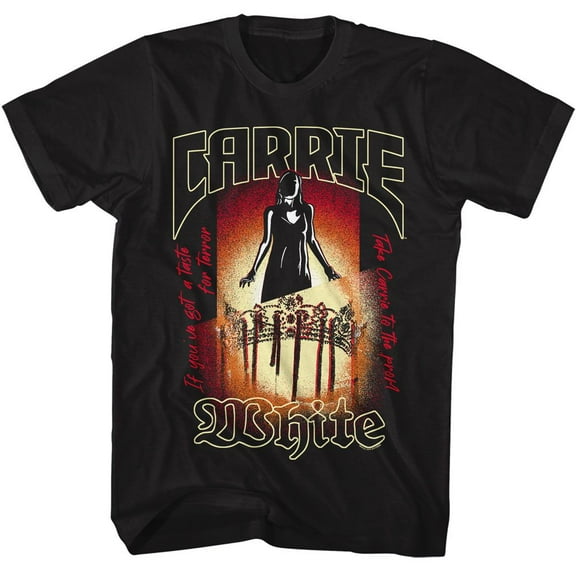 Carrie White Black Adult T-Shirt