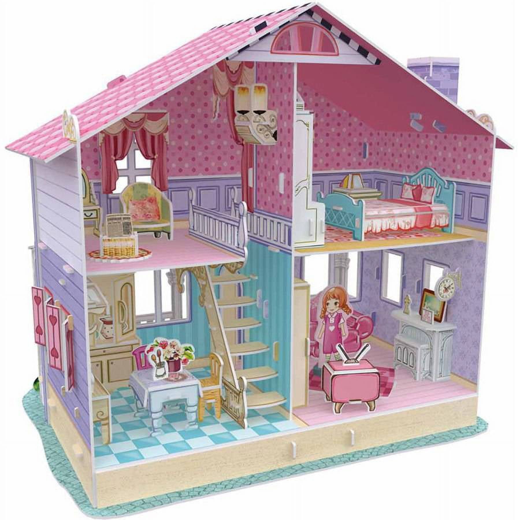 3d store puzzle dollhouse