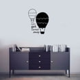 thumbnail image 1 of Carried Away Quote Hot Air Balloon Quotes Wall Sticker Art Decal for Girls Boys Kids Room Bedroom Nursery Kindergarten Garage House Fun Home Decor Stickers Wall Art Vinyl Decoration Size (30x27 inch), 1 of 3