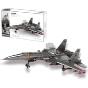 Carrier-Based Aircraft Military Fighter Air Force Building Block Set,WW2 Military Airplanes Model,Aircraft Plane Brick Building Set Toy Gifts for Kids and Adults.