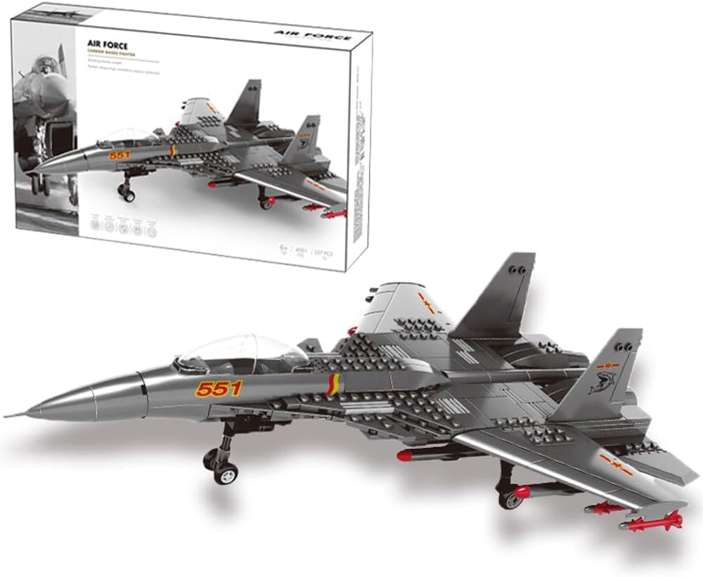 Carrier-Based Aircraft Military Fighter Air Force Building Block Set ...