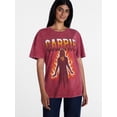 thumbnail image 1 of Carrie Women's Fire Halloween Graphic Tee with Short Sleeves, Sizes XXS-XXL, 1 of 5