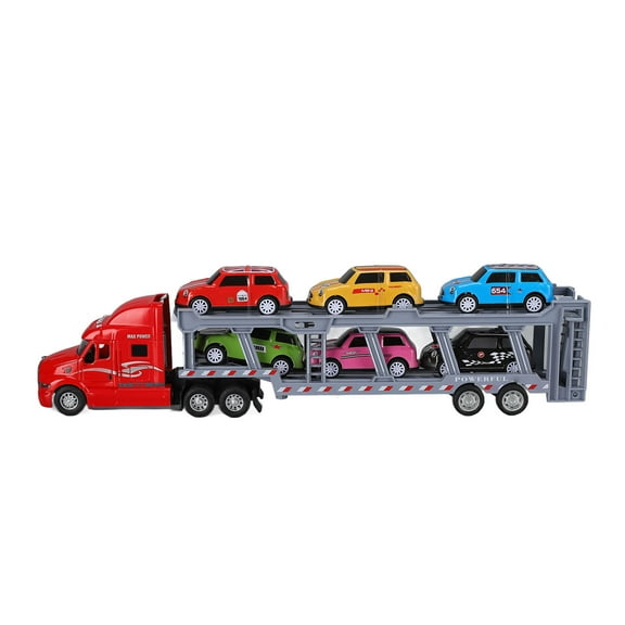Carrier Truck Toy, Kids Transport Truck Removable For 3 Years Old + Red