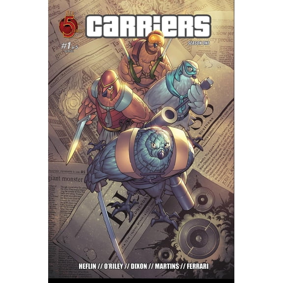 Carriers #1 Cvr B Jeff Johnson Red 5 Comics Comic Book