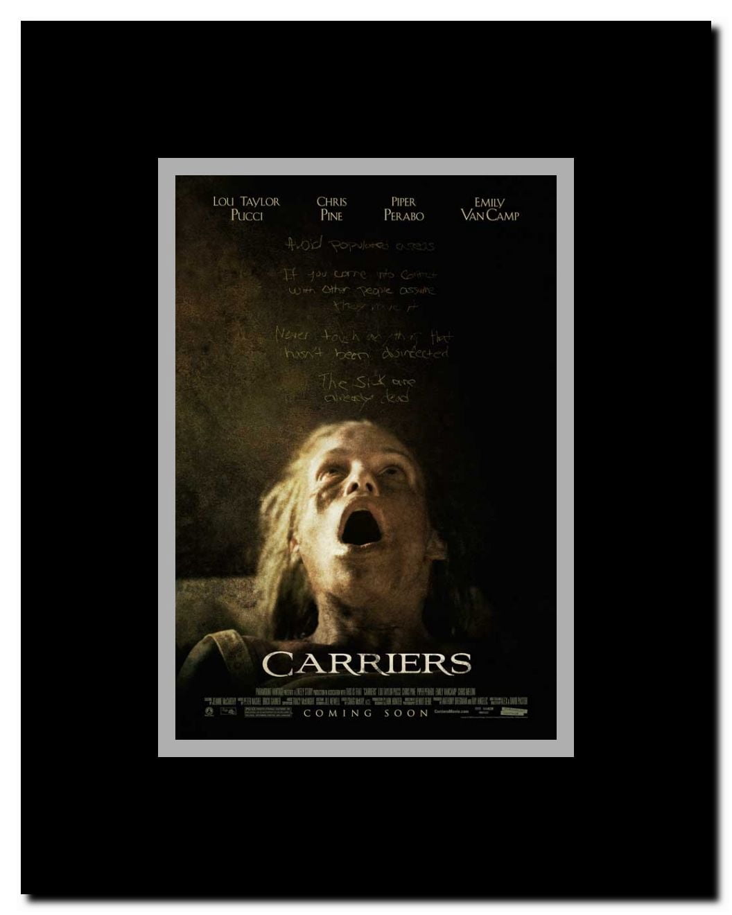 Carriers Framed Movie Poster
