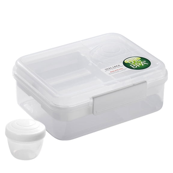 Carriers with Separate Compartment Modern 2 Layer Lunch box Case with Secure Lid for Daily Meals and Picnics