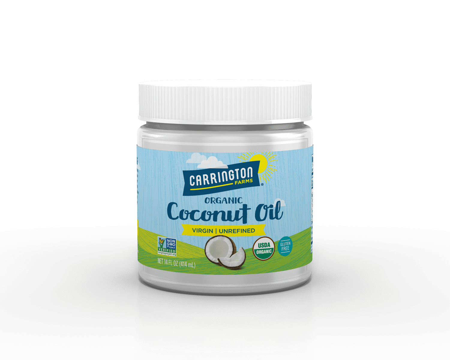 Carrington Farms 100 Organic Extra Virgin Coconut Oil 14 fl oz