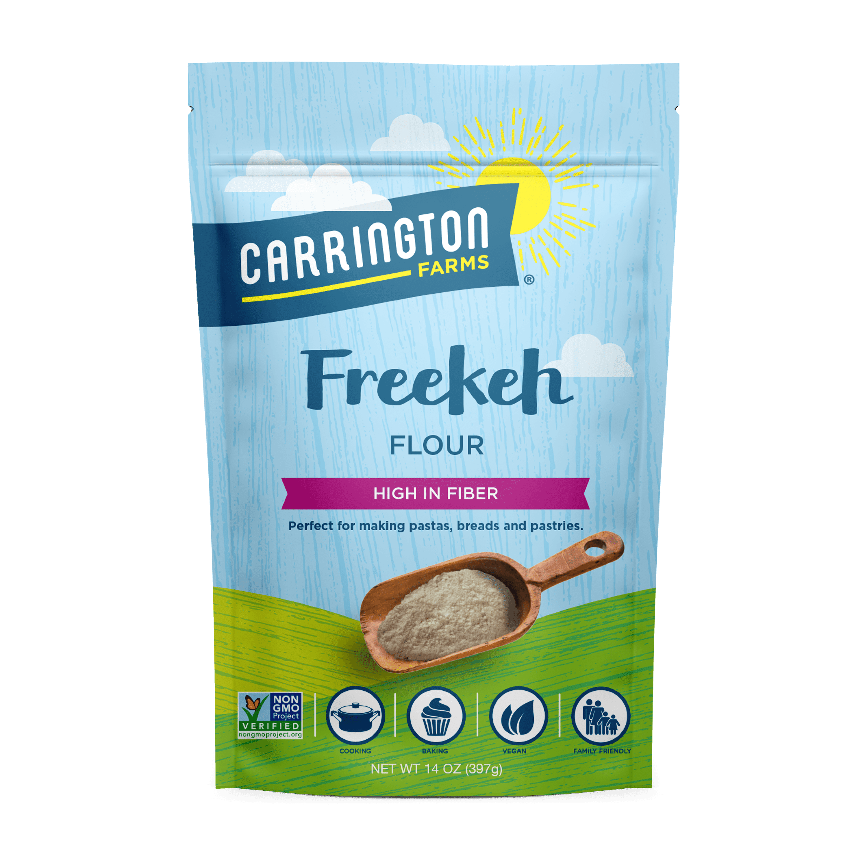 Carrington Farms Freekeh Flour 14oz