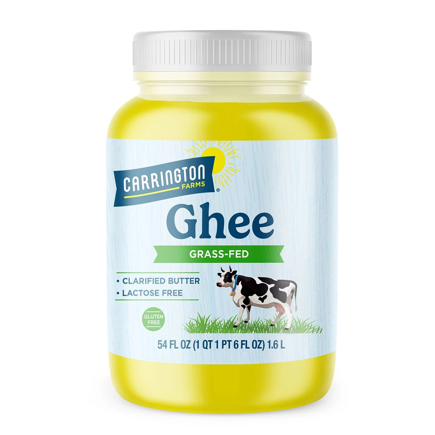 Carrington Farms - Ghee - Grass Fed, USDA Certified Ghee Butter - 54 Ounces