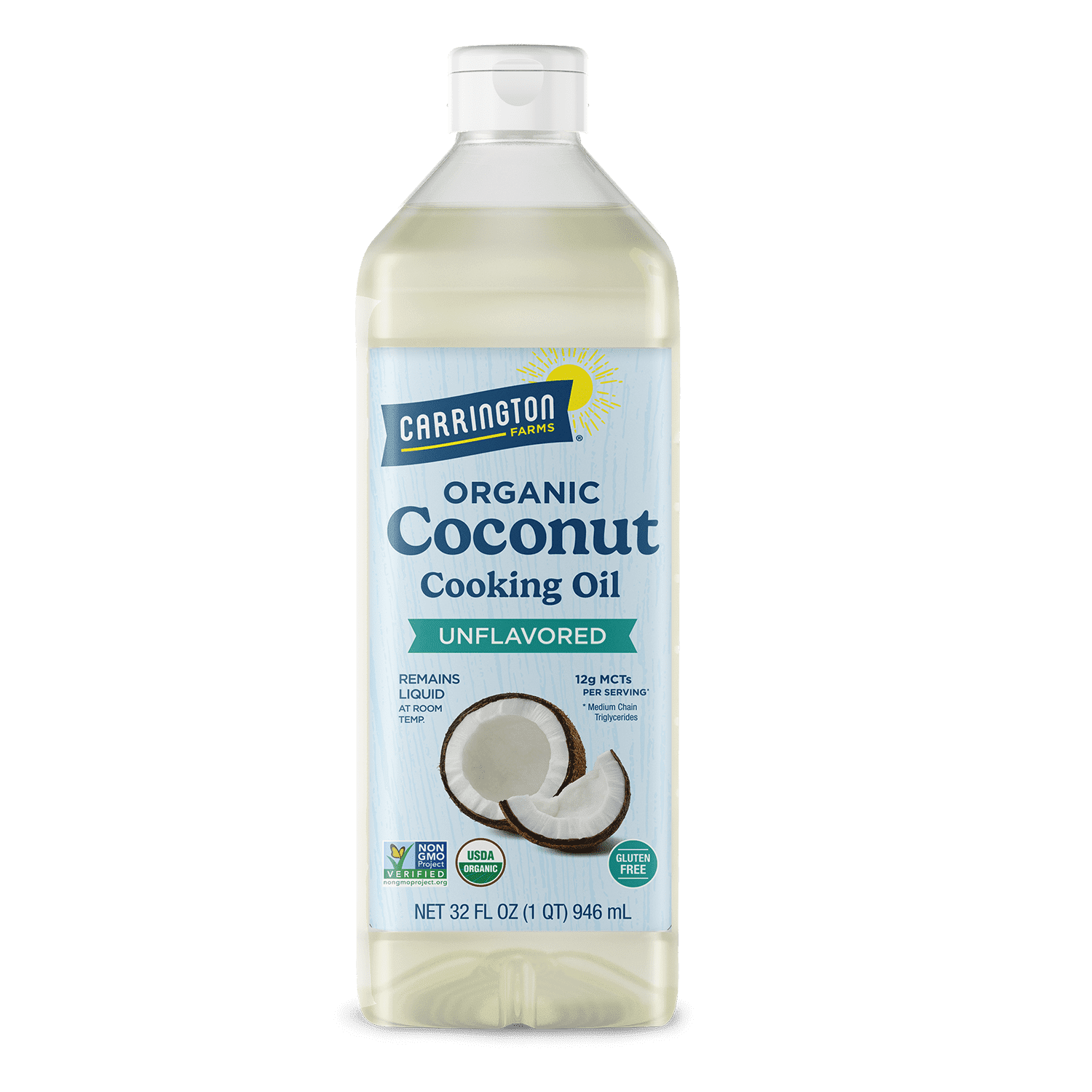 Carrington Farms Organic Coconut Cooking Oil, 32 Floz