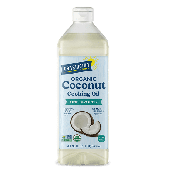 Carrington Farms Organic Coconut Cooking Oil, 32 Floz